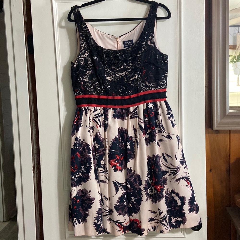 Anthropologie Lace and Floral Dress